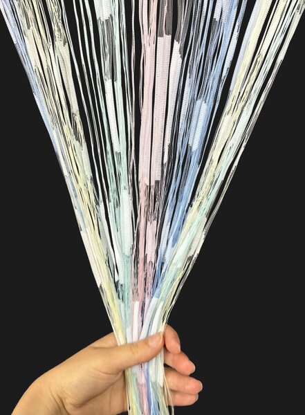 Povrázková záclona Ambiance Rainbow 250 × 300 cm