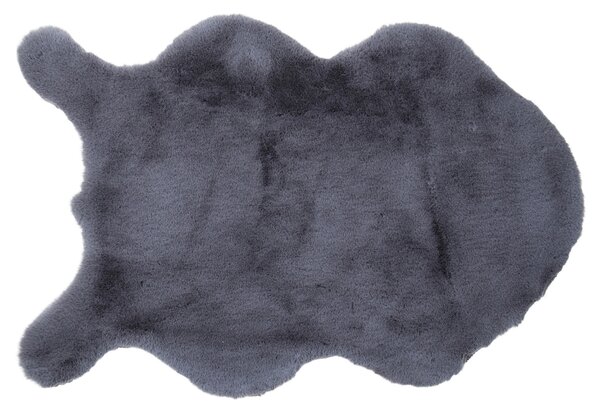UMELÁ KOŽUŠINA, 55/80 cm, sivá - Koberce