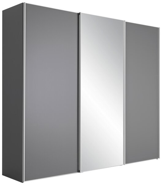 ŠAT. SKRIŇA S POSUV. DVERAMI, tmavosivá, 280/240/68 cm Moderano - Skrine