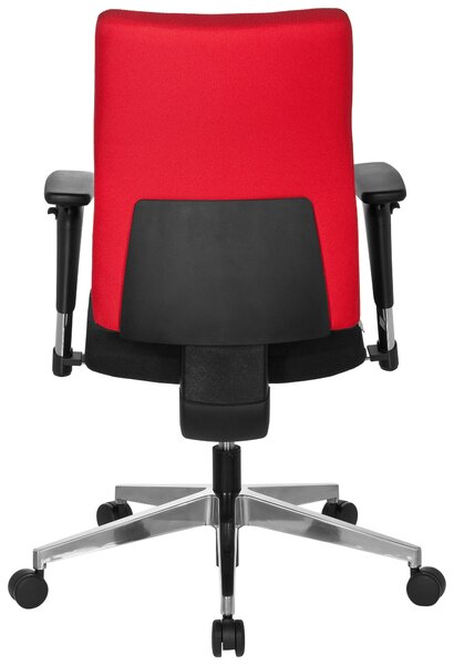 OTOČNÁ STOLIČKA, plochá tkanina, červená, čierna MID.YOU - Online Only kancelárie, Online Only