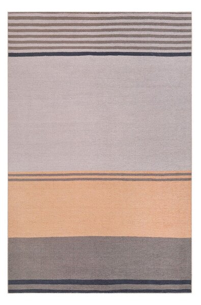 PLOCHO TKANÝ KOBEREC, 160/230 cm, hnedá, sivá, oranžová Esprit - Koberce