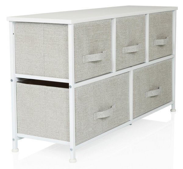 KOMODA, sivá, 100/55/30 cm MID.YOU - Komody, Online Only
