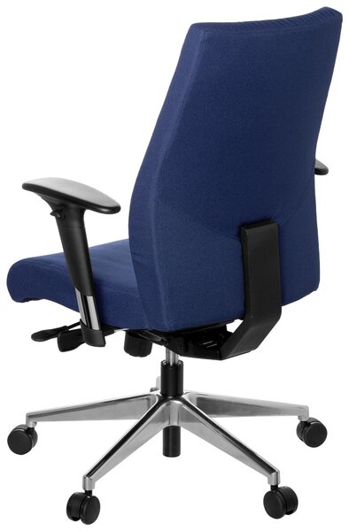 OTOČNÁ STOLIČKA, plochá tkanina, čierna, tmavomodrá MID.YOU - Online Only kancelárie, Online Only