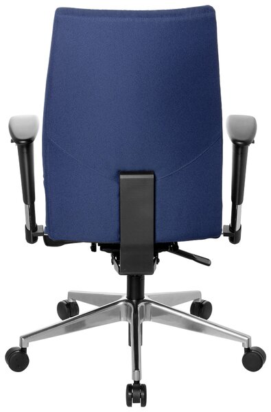 OTOČNÁ STOLIČKA, plochá tkanina, čierna, tmavomodrá MID.YOU - Online Only kancelárie, Online Only