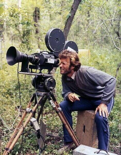 Fotografia On The Set, Clint Eastwood Behind The Camera., The Beguiled 1971 Directed By Don Siegel