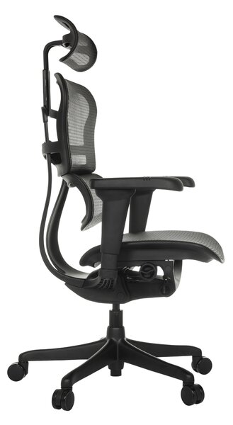 OTOČNÁ STOLIČKA, sieť, čierna MID.YOU - Online Only kancelárie, Online Only
