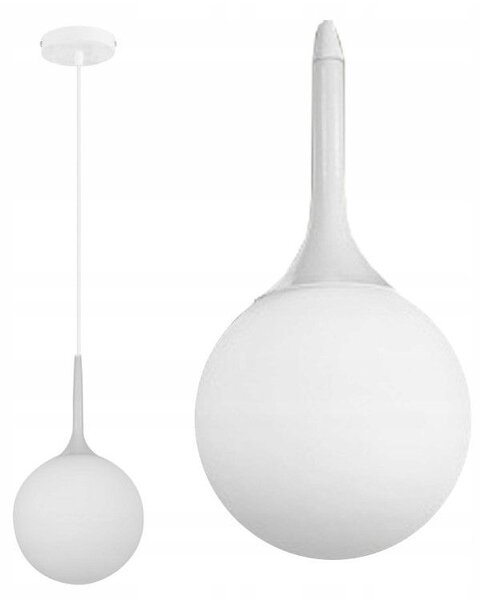 Toolight - Stropná lampa Cary 15cm 1xE27, biela, OSW-00033