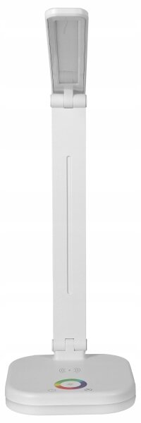 Stmievateľná stolná lampa LED RGBW s bezdrôtovým nabíjaním, 7W/5V USB, biela