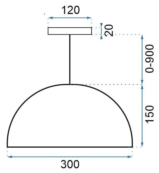 Toolight - Stropné svietidlo Mesa 1xE27 180976, čierna, OSW-00186