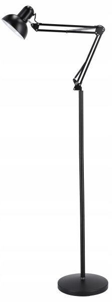 Stojacia lampa 1xE27/40W/230V čierna