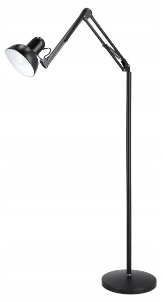 Stojacia lampa 1xE27/40W/230V čierna
