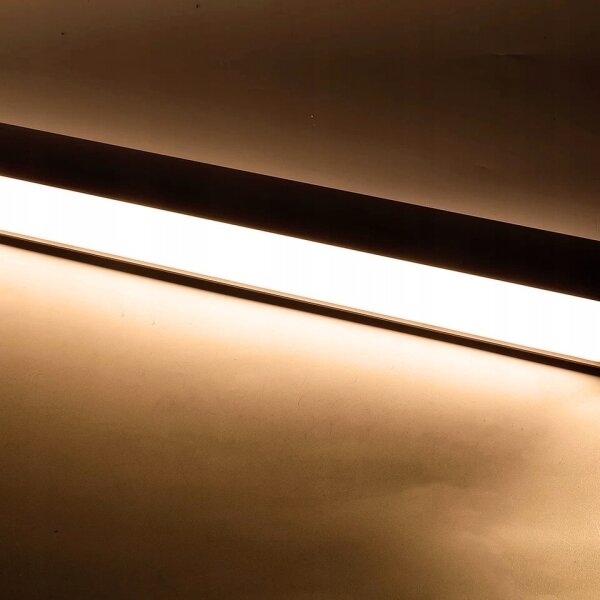 LED luster na lanku LED/44W/230V 3000K 120 cm čierny