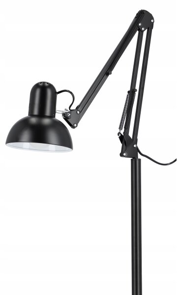 Stojacia lampa 1xE27/40W/230V čierna