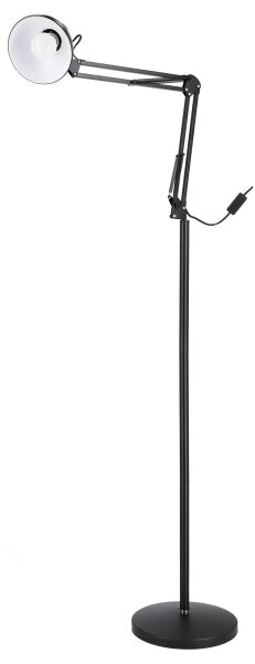 Stojacia lampa 1xE27/40W/230V čierna