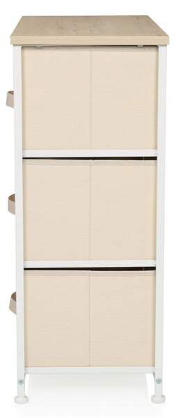 KOMODA, béžová, 63,5/73/30 cm MID.YOU - Komody, Online Only