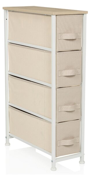KOMODA, béžová, 20/76/48 cm MID.YOU - Komody, Online Only
