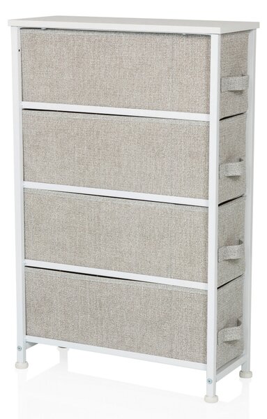KOMODA, sivá, 20/76/48 cm MID.YOU - Komody, Online Only