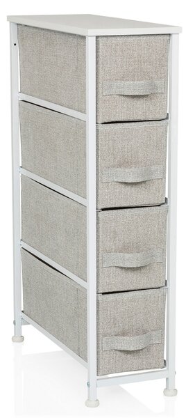 KOMODA, sivá, 20/76/48 cm MID.YOU - Komody, Online Only