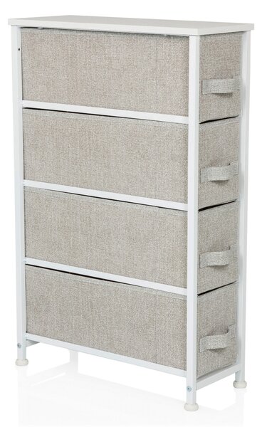 KOMODA, sivá, 20/76/48 cm MID.YOU - Komody, Online Only