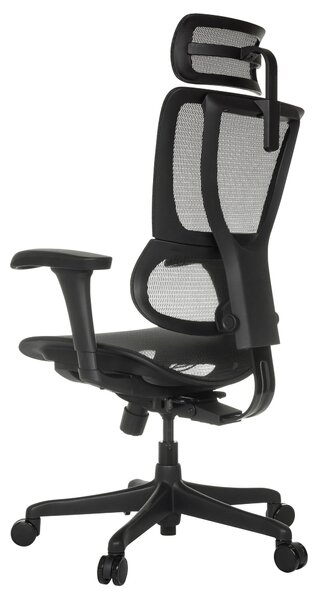 OTOČNÁ STOLIČKA, sieť, čierna MID.YOU - Online Only kancelárie, Online Only
