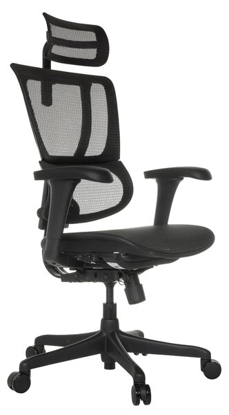 OTOČNÁ STOLIČKA, sieť, čierna MID.YOU - Online Only kancelárie, Online Only