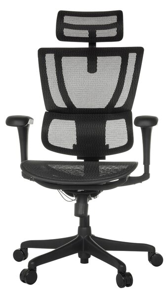 OTOČNÁ STOLIČKA, sieť, čierna MID.YOU - Online Only kancelárie, Online Only