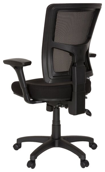 OTOČNÁ STOLIČKA, sieťovina, plochá tkanina, čierna MID.YOU - Online Only kancelárie, Online Only