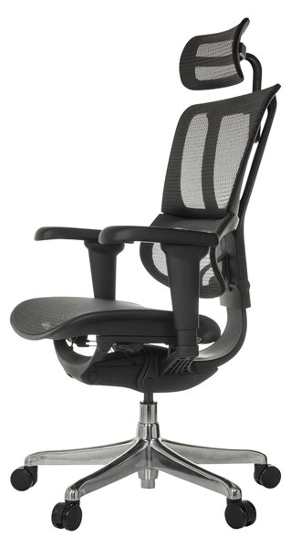 OTOČNÁ STOLIČKA, sieť, čierna MID.YOU - Online Only kancelárie, Online Only