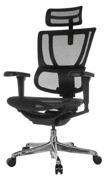 OTOČNÁ STOLIČKA, sieť, čierna MID.YOU - Online Only kancelárie, Online Only