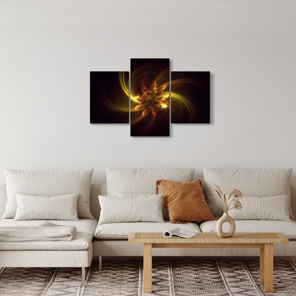 Obraz - abstrakcia vrtuľky (90x60 cm)
