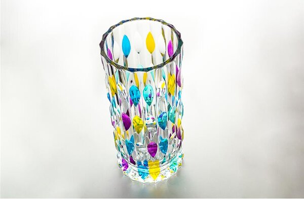 KRIŠTÁĽOVÁ VÁZA BOHEMIA PRESTIGE JOKER COLOUR 280MM