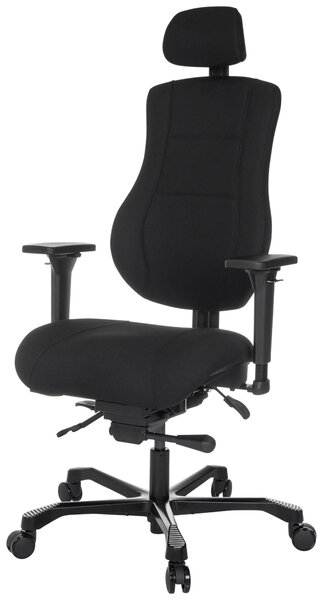 OTOČNÁ STOLIČKA, vzhľad kože, MID.YOU - Online Only kancelárie, Online Only