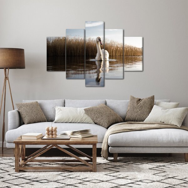 Obraz labute (150x105 cm)