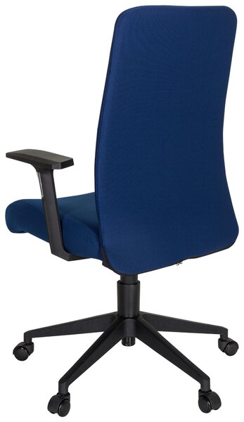 OTOČNÁ STOLIČKA, plochá tkanina, modrá, čierna MID.YOU - Online Only kancelárie, Online Only