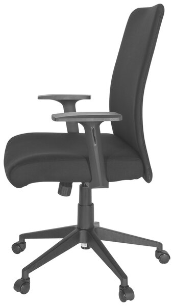 OTOČNÁ STOLIČKA, plochá tkanina, čierna MID.YOU - Online Only kancelárie, Online Only