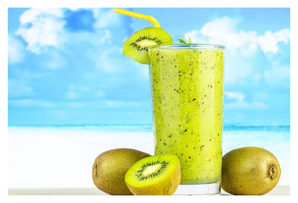 Obraz - kiwi smoothie (90x60 cm)