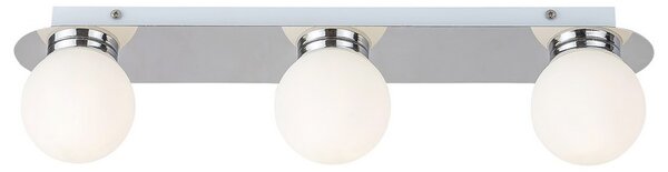 Rabalux Prisadené svietidlo do kúpeľne Becca 3x28W | G9 | IP44 - chróm