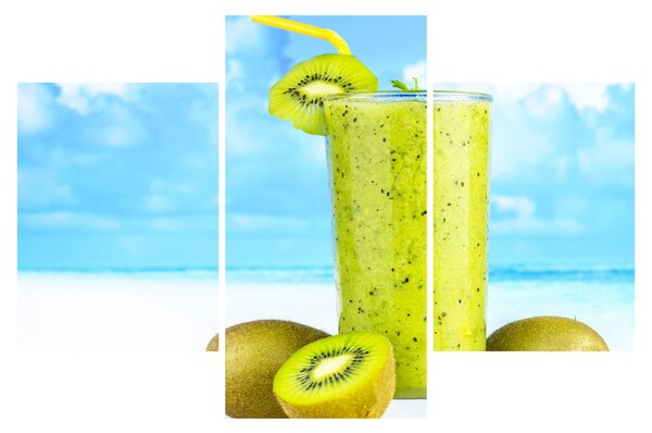 Obraz - kiwi smoothie (90x60 cm)