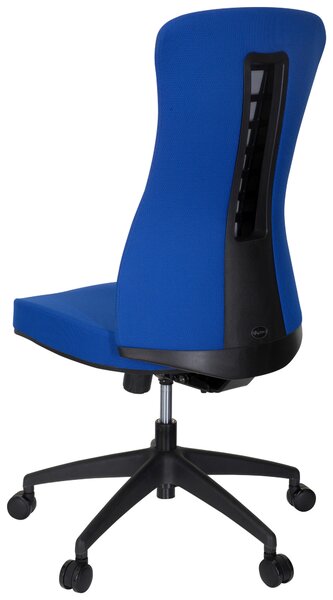 OTOČNÁ STOLIČKA, plochá tkanina, modrá, čierna MID.YOU - Online Only kancelárie, Online Only