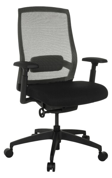 OTOČNÁ STOLIČKA, sieťovina, čierna MID.YOU - Online Only kancelárie, Online Only