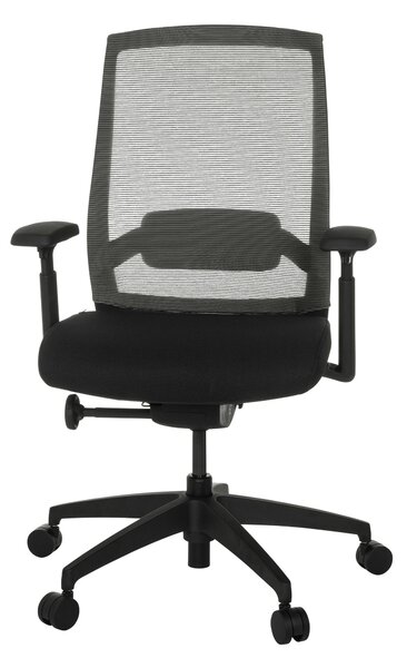 OTOČNÁ STOLIČKA, sieťovina, čierna MID.YOU - Online Only kancelárie, Online Only