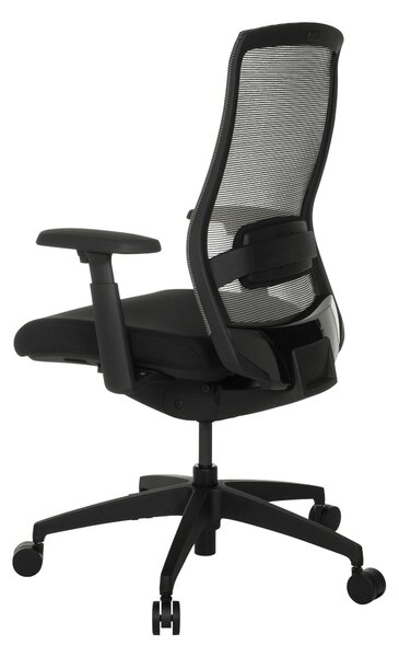 OTOČNÁ STOLIČKA, sieťovina, čierna MID.YOU - Online Only kancelárie, Online Only