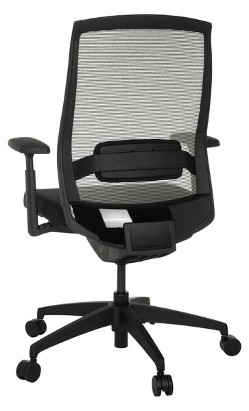 OTOČNÁ STOLIČKA, sieťovina, čierna MID.YOU - Online Only kancelárie, Online Only
