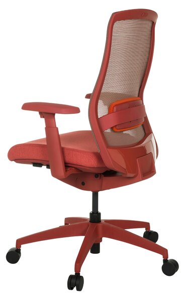 OTOČNÁ STOLIČKA, sieťovina, červená MID.YOU - Online Only kancelárie, Online Only