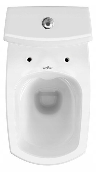 Cersanit CARINA Clean On 482 new - wc kombi 010 3/5 vrátane antibakteriálneho sedátka z duroplastu, biela, K31-044