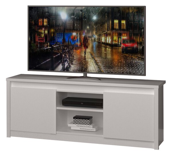 KONDELA TV stolík 2D/125, biela, ERODIN