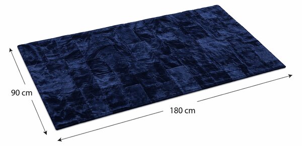 Luxusný prehoz kráľovský modrý 180x90 cm