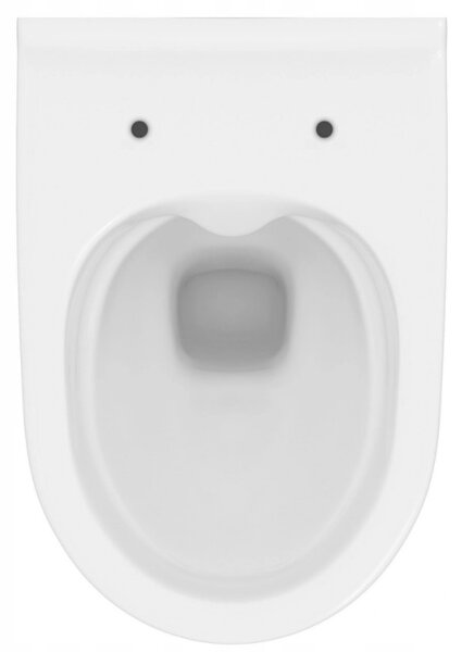 Cersanit Mille - závesná wc misa CleanOn so SLIM pomaly padajúcim sedátkom z duroplastu, SET B291, biela, S701-453