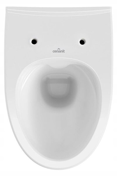 Cersanit Parva CleanOn, závesná wc misa s antibakteriálnym sedátkom z duroplastu, biela, K701-015