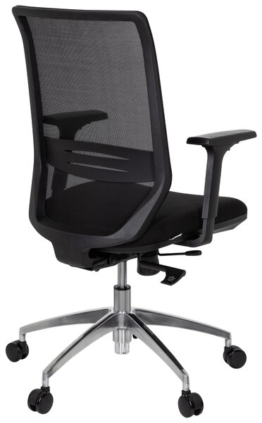 OTOČNÁ STOLIČKA, sieťovina, plochá tkanina, čierna MID.YOU - Online Only kancelárie, Online Only